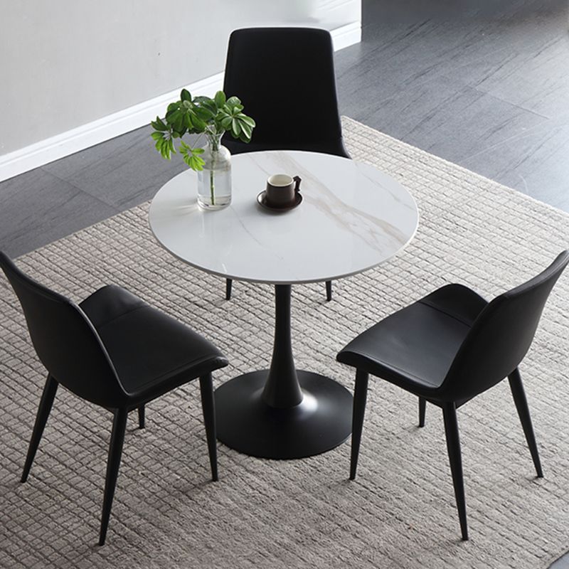 Leather Contemporary Restaurant Side Chair Parsons Matte Finish Dining Chair Clearhalo ' kitchen&dining_furn' 'Dining Chairs' 'Dining Tables & Seating' 'dining_chair' 'furn' 'furn_dining_chair' 'Furniture' 'furniture_dining_chair' 'Kitchen & Dining Furniture' 'kitchen' 1200x1200_5811ce15-0f83-44e5-bad5-e25b3ccb058a