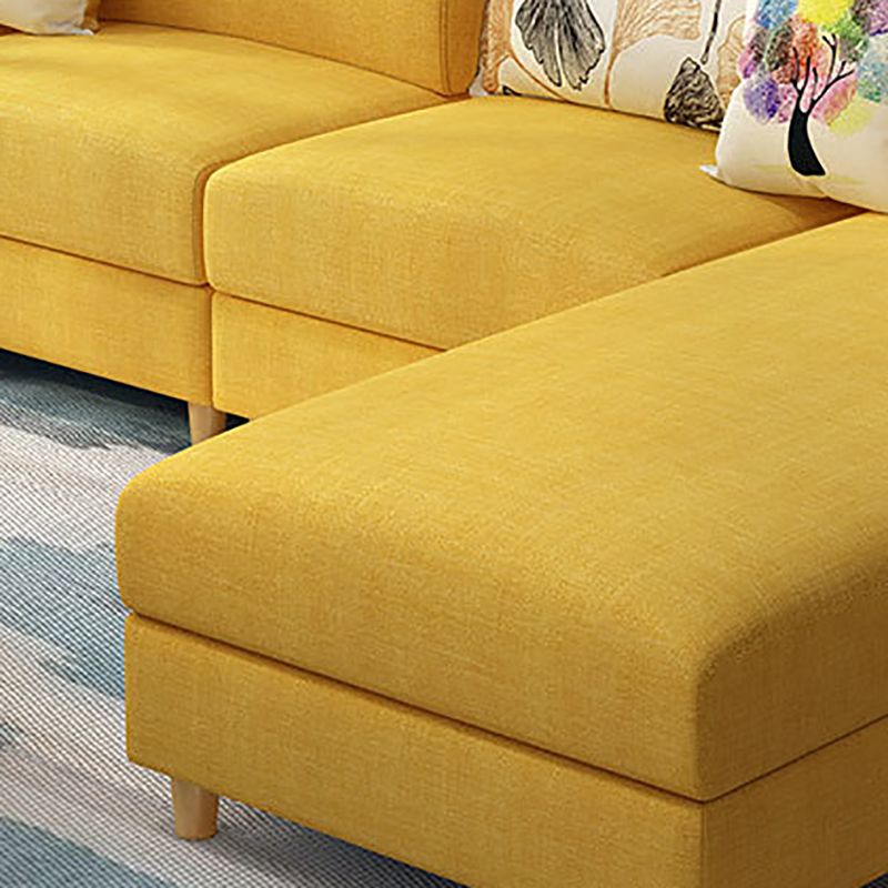 Nordic Stationary Living Room Flared Arm Cushions Sofa Chaise Clearhalo 'furn' 'furn_sectionals' 'Furniture' 'Living Room Furniture' 'Sectionals' 1200x1200_58126a8c-89c2-4a0e-b6b0-4b580f30ea7c
