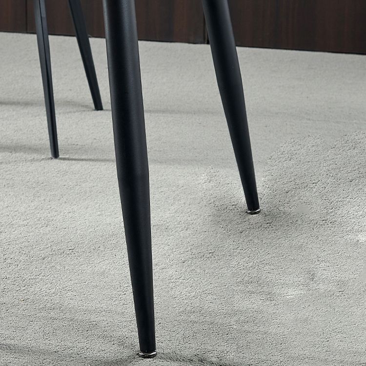 Metal Industrial Rectangle Dining Table Grey Sintered Stone Table with 4 Legs Clearhalo ' dining_table' 'Dining Tables & Seating' 'Dining Tables' 'furn' 'furn_dining_table' 'Furniture' 'furniture_dining_table' 'Kitchen & Dining Furniture' 'kitchen&dining_furn' 'kitchen' 'kitchen_dining_table' 1200x1200_5812ce91-4e55-4755-9556-4a3543b73b57