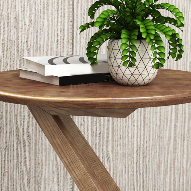 Side Table Solid Wood Abstract Round Scandinavian Living Room End Table Clearhalo 'Coffee & Accent Tables' 'End & Side Tables' 'end_side_tables' 'furn' 'furn_end_side_tables' 'Furniture' 'Living Room Furniture' 1200x1200_58175759-a4ab-4f07-be8e-f18dd9332e07