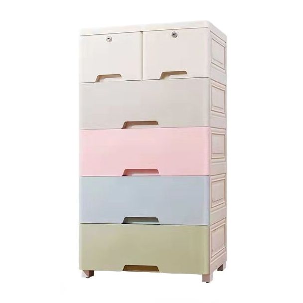 Armoire de rangement contemporaine avec des jambes Armoire non conservatrice en plastique