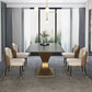 Luxury 1/2/5/ Pieces Dining Set Sintered Stone Dining Table Set with Leather Chairs Clearhalo 'Dining Room Sets' 'Dining Tables & Seating' 'dining_room_set' 'furn' 'furn_dining_room_set' 'Furniture' 'furniture_dining_room_set' 'Kitchen & Dining Furniture' 'kitchen&dining_furn' 'kitchen' 1200x1200_581a30fd-5741-424d-8b09-219dd1277cf2