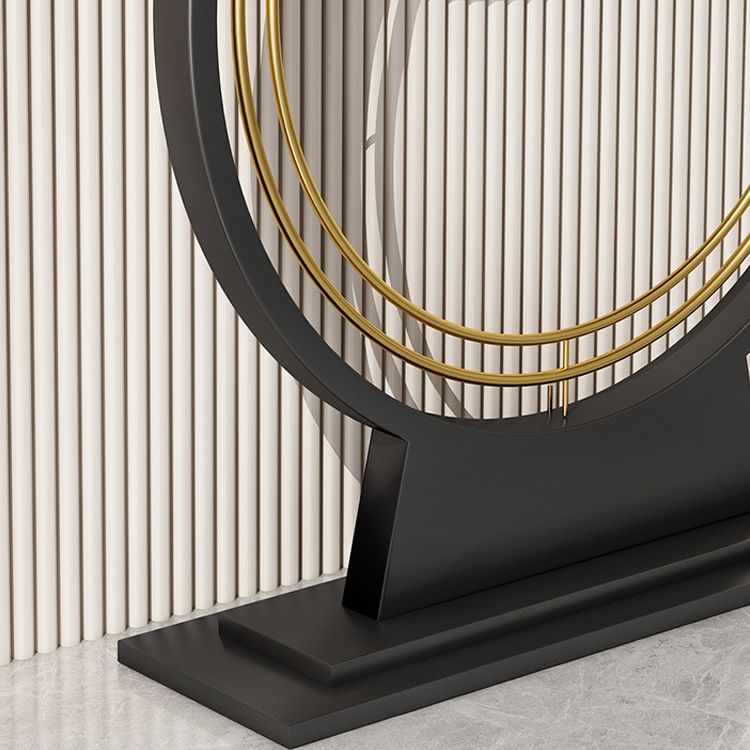 Tavolo console glam tavolo da console mezzaluna resistente ai graffi