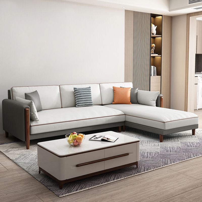 MODERNE 35.43 "H FAUX CHAUX SQUARE SALA SOFA et chaise pour le salon