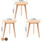 Round Minimalist Dining Table Wood Color Fixed Table with Beech Solid Wood Clearhalo ' dining_table' 'Dining Tables & Seating' 'Dining Tables' 'furn' 'furn_dining_table' 'Furniture' 'furniture_dining_table' 'Kitchen & Dining Furniture' 'kitchen&dining_furn' 'kitchen' 'kitchen_dining_table' 1200x1200_581d5c41-c62a-42ae-bc25-35b34a8cfd98