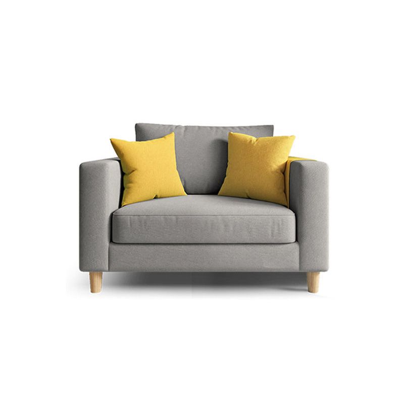 Linen Contemporary Square Arm Sofa Standard Sofa with Slipcovered for Living Room Clearhalo 'furn' 'furn_sofas' 'Furniture' 'furniture_sofas' 'Living Room Furniture' 'Sofa' 'sofas' 1200x1200_5820fcde-1c4e-4ea1-98fc-235f26ef882d