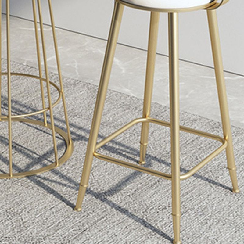 Set da bar in metallo e legno 1/2/3 pezzi Sgabello e tavolo da bar rotondi moderni