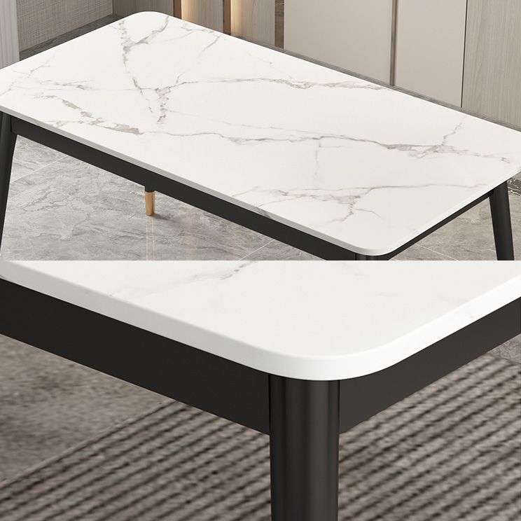 Modern Style Sintered Stone Dinette Set with Rectangle Table Dining Room Furniture for Dining Room Clearhalo 'Dining Room Sets' 'Dining Tables & Seating' 'dining_room_set' 'furn' 'furn_dining_room_set' 'Furniture' 'furniture_dining_room_set' 'Kitchen & Dining Furniture' 'kitchen&dining_furn' 'kitchen' 1200x1200_58217e0a-9564-4d4c-9bf5-8ce500d1b6ce