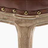 Farmhouse Home Solid Back Arm Chair Leather Matte Finish Dining Chair Clearhalo 'Dining Chairs' 'Dining Tables & Seating' 'dining_chair' 'Furniture' 'furniture_dining_chair' 'Kitchen & Dining Furniture' 1200x1200_5821bf96-c1de-42a1-97f8-f5ef302048e5