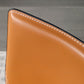 Designer Style Armless Chair Solid Back Side Leather Chair for Restaurant