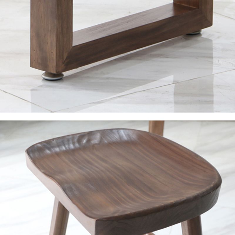 Industrial 1/2/4/5 Pieces Bar Table Set Rectangle Bar Table with Wooden High Stools Clearhalo 'Bar Furniture' 'furn' 'furn_home_bar_bar_sets' 'Furniture' 'Home Bars & Bar Sets' 'home_bar_bar_sets' 'Kitchen & Dining Furniture' 1200x1200_58244c63-229b-41dd-864d-c7f8c7e8fc31
