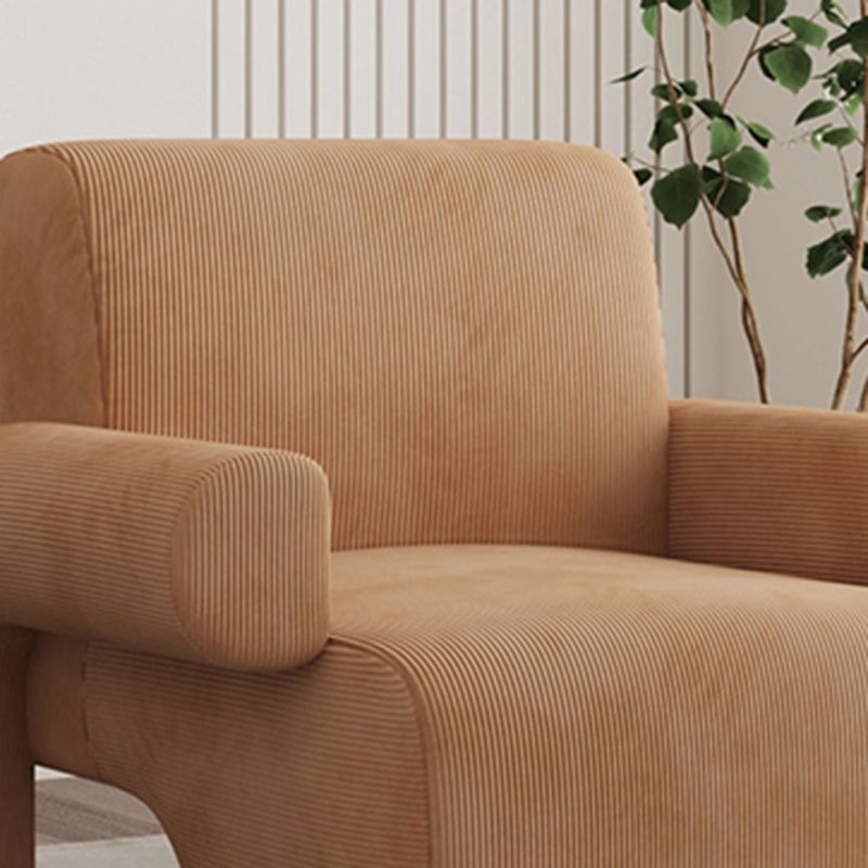 35.43" Wide Contemporary Style Single Sofa Chair Fixed Back Fabric Arm Chair