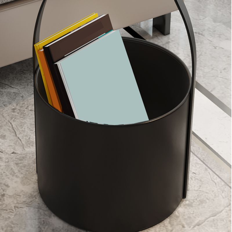 Mid-Century Metal Side End Table Tray Top Corner Table for Living Room