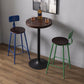Modern Armless Backrest Counter Stool Iron Bar Stool with Pedal for Milk Tea Shop Clearhalo 'Bar Furniture' 'Bar Stools' 'bar_stools' 'furn' 'furn_bar_stools' 'Furniture' 'Kitchen & Dining Furniture' 1200x1200_5829f61c-5084-4d36-bffd-f8b9bd96c8cf
