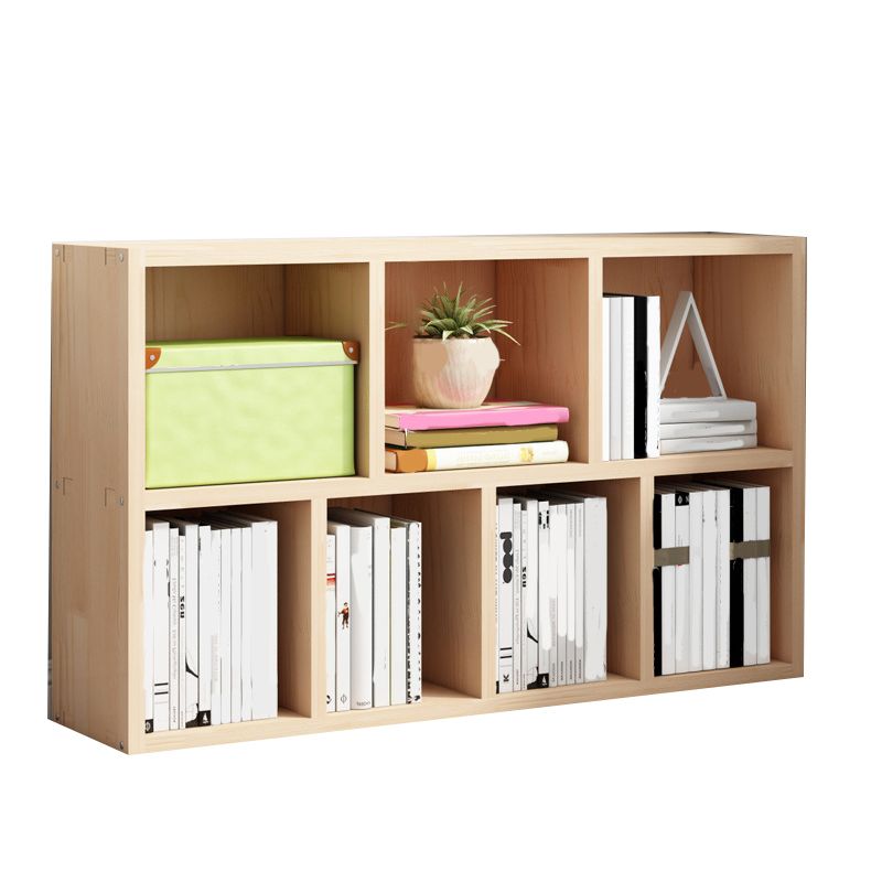 Contemporary Shelf Bookcase Wooden Closed Back Bookshelf for Home Clearhalo 'Bookcases' 'furn' 'furn_bookcases' 'Furniture' 'Office Furniture' 1200x1200_582a209e-c61d-420e-9c26-164fe6edaf67