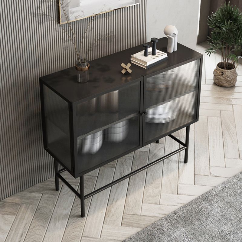 35"H Display Cabinet Glass Door Storage Cabinet for Living Room Clearhalo 'Display & China Cabinets' 'display_china_cabinets' 'furn' 'furn_display_china_cabinets' 'Furniture' 'Kitchen & Dining Furniture' 1200x1200_582a5a6d-0a11-40f9-b505-d086bf3b0072