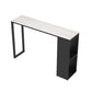 Stone Top Industrial Cocktail Bar Table with Storage Rectangle Counter Table Clearhalo 'Bar Furniture' 'Bar Tables' 'bar_tables' 'furn' 'furn_bar_tables' 'Furniture' 'Kitchen & Dining Furniture' 1200x1200_582db1f8-25bb-4fe7-8be4-6af917f1fb4d
