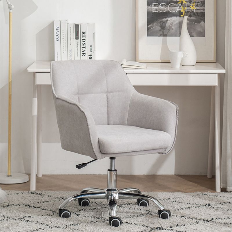 Armless Office Chair Distressing Ergonomic Desk Chair with Wheels Clearhalo 'furn' 'furn_office_chair' 'Furniture' 'Office Chairs' 'Office Furniture' 'office_chair' 1200x1200_582f6160-8af4-4d81-918f-baa3faa2bfcb
