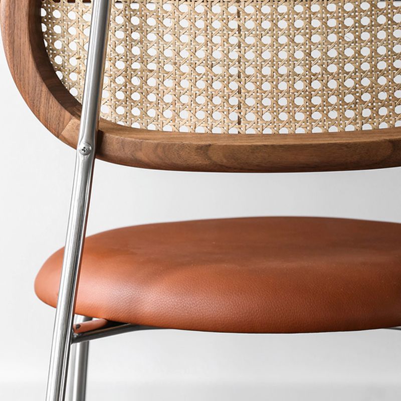 Contemporary Style Metal Chairs Sets Dining Room Open Back Side Chairs Clearhalo ' kitchen&dining_furn' 'Dining Chairs' 'Dining Tables & Seating' 'dining_chair' 'furn' 'furn_dining_chair' 'Furniture' 'furniture_dining_chair' 'Kitchen & Dining Furniture' 'kitchen' 1200x1200_582fa967-0926-4705-9049-d46bae91545d