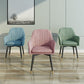 Scandinavian Fabric Dining Chairs for Home Arm Solid Back Dining Side Chair Clearhalo ' kitchen&dining_furn' 'Dining Chairs' 'Dining Tables & Seating' 'dining_chair' 'furn' 'furn_dining_chair' 'Furniture' 'furniture_dining_chair' 'Kitchen & Dining Furniture' 'kitchen' 1200x1200_583294bc-5a3c-4c64-a885-be9424cc5fb5