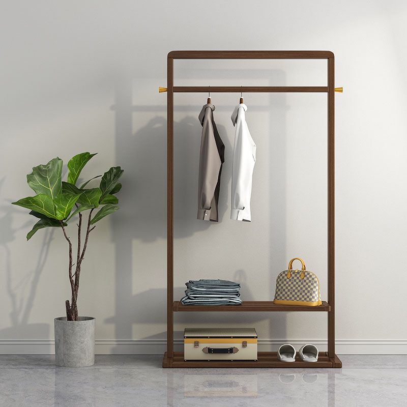 Contemporary Coat Hanger Solid Wood Shelve Design Coat Rack for Living Room Clearhalo 'Entry & Mudroom Furniture' 'furn' 'furn_hall_tree_coat_racks' 'Furniture' 'Hall Trees & Coat Racks' 'hall_tree_coat_racks' 1200x1200_5832ade3-00d3-43b2-b05c-cda4b35122f6