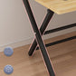 Bureau à domicile pliant contemporain RecTangular Steel Base Writing Desk