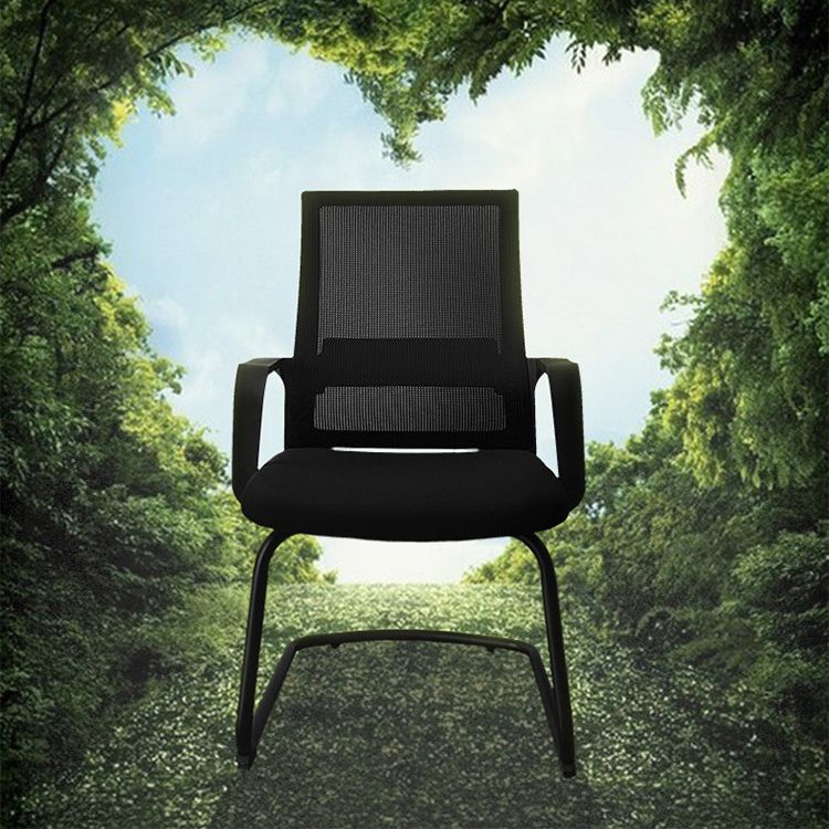 Modern Breathable AirGrid Arm Chair Microfiber Desk Mid Back Chair Clearhalo 'furn' 'furn_office_chair' 'Furniture' 'Office Chairs' 'Office Furniture' 'office_chair' 1200x1200_5839acc6-6943-4234-9648-05c08fe8b33a