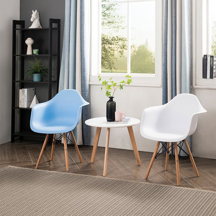 Modern Chairs Dining Arm Chairs with Wooden Legs for Kitchen Clearhalo ' kitchen&dining_furn' 'Dining Chairs' 'Dining Tables & Seating' 'dining_chair' 'Furniture' 'furniture_dining_chair' 'Kitchen & Dining Furniture' 'kitchen' 1200x1200_5839e81b-a4ac-4cd2-8991-d879a5ee7fc2