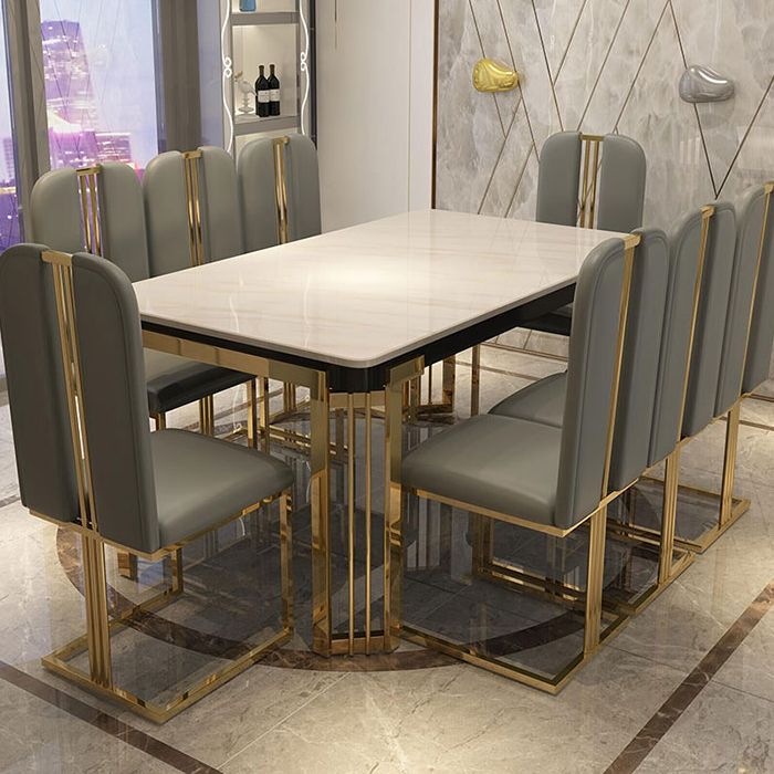 Metal Traditional Luxury Rectangular Dining Table Sintered Stone Table with Legs Clearhalo ' dining_table' 'Dining Tables & Seating' 'Dining Tables' 'furn' 'furn_dining_table' 'Furniture' 'furniture_dining_table' 'Kitchen & Dining Furniture' 'kitchen&dining_furn' 'kitchen' 'kitchen_dining_table' 1200x1200_583fbd9c-7cc8-47e7-bbf9-44bda9b60fbf