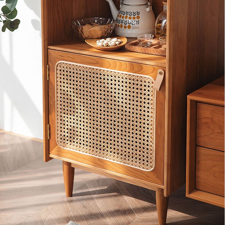 51.18 "H buffet de style contemporain Serveur de restauration en bois massif avec 2 portes