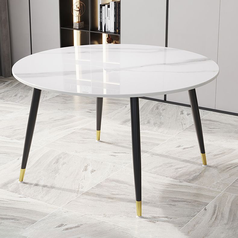 1/4/7 Pcs Metal Modern Dining Room Set with Round Table Dining Set Clearhalo 'Dining Room Sets' 'Dining Tables & Seating' 'dining_room_set' 'furn' 'furn_dining_room_set' 'Furniture' 'furniture_dining_room_set' 'Kitchen & Dining Furniture' 'kitchen&dining_furn' 'kitchen' 1200x1200_58451133-3326-4822-9b24-ca8ec79f5cbf