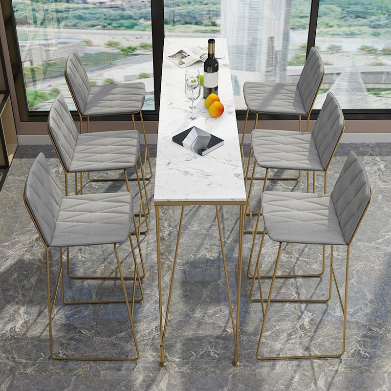 1/4/7 Pieces Bar Stool and Table Set Rectangular Bar Table Set Clearhalo 'Bar Furniture' 'furn' 'furn_home_bar_bar_sets' 'Furniture' 'Home Bars & Bar Sets' 'home_bar_bar_sets' 'Kitchen & Dining Furniture' 1200x1200_5845b237-1829-40e3-95ae-5c196ae1028c