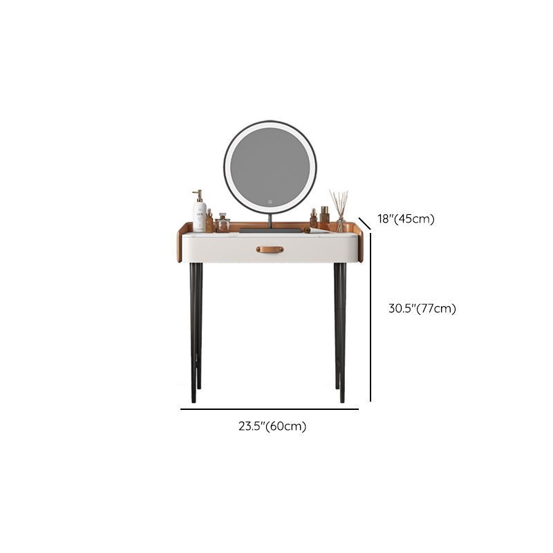 Tavolo da toeletta in legno in legno in legno massiccio in legno in legno massiccio in pietra con cassetti