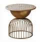 Rustic Iron Pedestal Round Wood Top Coffee Table - Distressed Surface Treatment Clearhalo 'Coffee & Accent Tables' 'Coffee Tables' 'coffee_tables' 'furn' 'furn_coffee_tables' 'Furniture' 'Living Room Furniture' 1200x1200_584d304f-d81d-48f7-9035-00c9fba38578