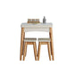 Modern Extendable Dining Table Sintered Stone Dining Table for Dining Room Clearhalo 'Dining Tables & Seating' 'Dining Tables' 'dining_table' 'furn' 'furn_dining_table' 'Furniture' 'Kitchen & Dining Furniture' 1200x1200_584f27ac-185c-4567-babe-745d09881fc6