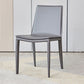 Designer Style Matte Finish Leather Side Chair Solid Back Home Dining Chair Clearhalo 'Dining Chairs' 'Dining Tables & Seating' 'dining_chair' 'furn' 'furn_dining_chair' 'Furniture' 'Kitchen & Dining Furniture' 1200x1200_58501b6d-5399-40b1-8cd9-2262eeb4ca37