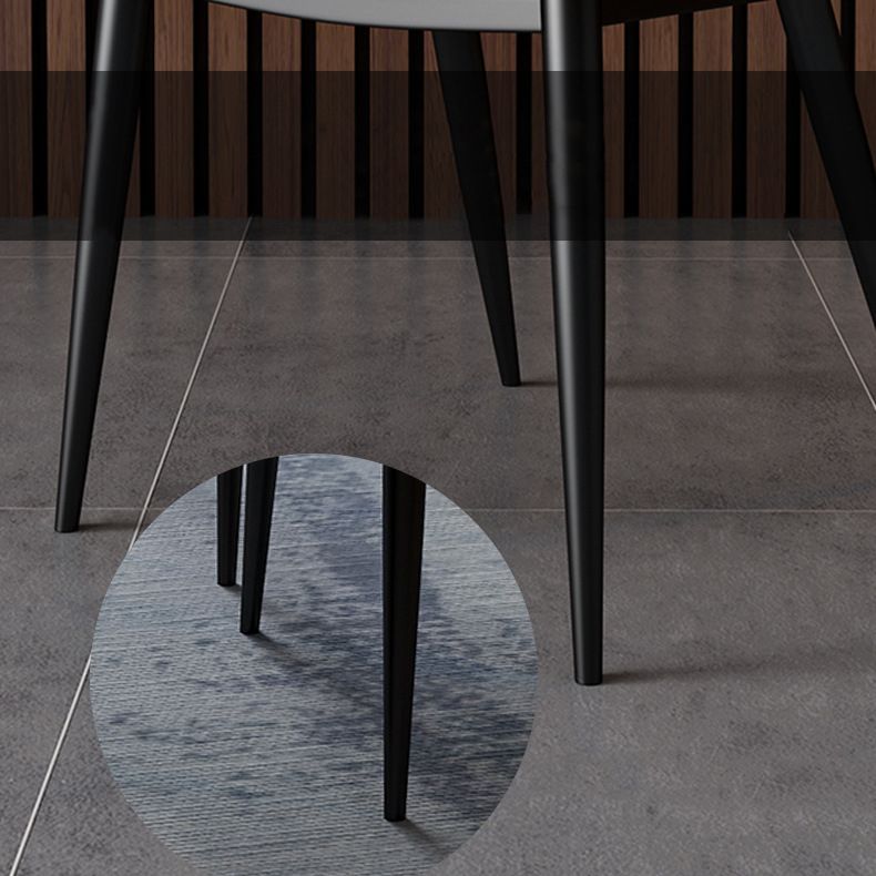 Modern Leather Home Side Chair Wingback Matte Finish Dining Chair Clearhalo ' kitchen&dining_furn' 'Dining Chairs' 'Dining Tables & Seating' 'dining_chair' 'furn' 'furn_dining_chair' 'Furniture' 'furniture_dining_chair' 'Kitchen & Dining Furniture' 'kitchen' 1200x1200_5852c7a2-cf41-430b-84cb-0e0ecfbfc220