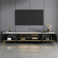 Console porta TV in pietra Console multimediale per TV con contenitore chiuso con gambe
