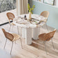Contemporary Style Round 3 Legs Dining Table Stone Home Furniture for Indoor Clearhalo ' dining_table' 'Dining Tables & Seating' 'Dining Tables' 'furn' 'furn_dining_table' 'Furniture' 'furniture_dining_table' 'Kitchen & Dining Furniture' 'kitchen&dining_furn' 'kitchen' 'kitchen_dining_table' 1200x1200_585626e6-8aa2-4d17-b71f-3c844d197382