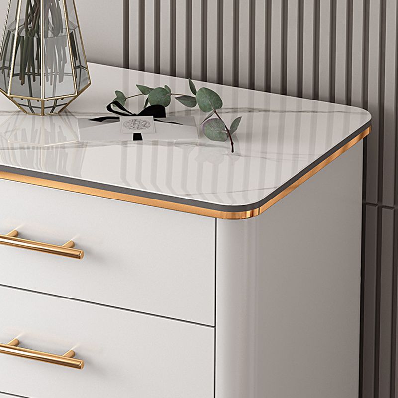 Classic Glam Lingerie Chest Vertical Marble Storage Chest with Drawers for Bedroom Clearhalo 'Bedroom Furniture' 'Dressers & Chests' 'dressers_chests' 'furn' 'furn_dressers_chests' 'Furniture' 1200x1200_585758dd-c9b6-4efc-bad8-5a4b8ca67c8f