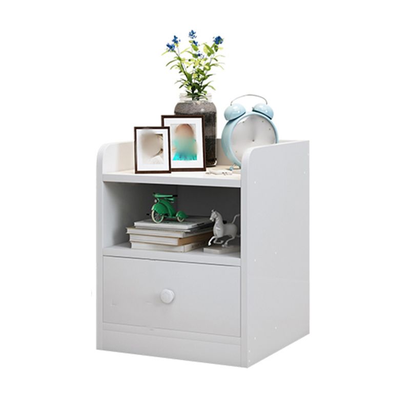 Platos modernos Camino de noche Mesa nocturna de almacenamiento de cajones de 20 ''
