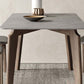Mesa de comedor moderna de piedra sinterizada, mesa rectangular para uso doméstico