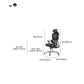 Modern Ergonomic Office Chair Adjustable Seat Height Desk Chair with Wheels Clearhalo 'furn' 'furn_office_chair' 'Furniture' 'Office Chairs' 'Office Furniture' 'office_chair' 1200x1200_585bdf0a-28d2-41a4-8887-ed5148f58d2d
