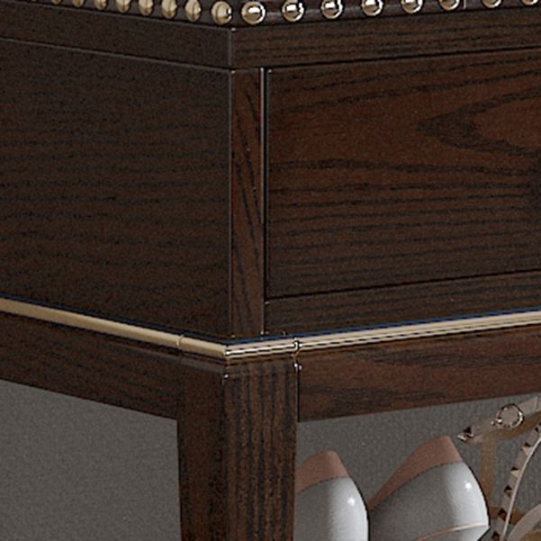 Rubber Wood Seating Bench Genuine Leather Rectangle Shoe Storage Entryway Bench Clearhalo 'Benches' 'Chairs & Seating' 'furn' 'furn_benches' 'Furniture' 'Living Room Furniture' 1200x1200_585ddec8-aecf-4ccc-a85e-2e8be1bbc21b