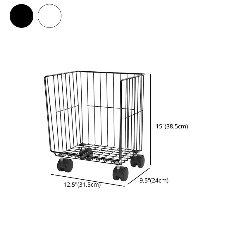 Modern Style Bookshelf Standard Closed Back Metal Bookcase for Home with Wheels Clearhalo 'Bookcases' 'furn' 'furn_bookcases' 'Furniture' 'furniture_bookcases' 'Office Furniture' 1200x1200_585efa13-ef41-49f5-b8f7-a71c62fe8c79