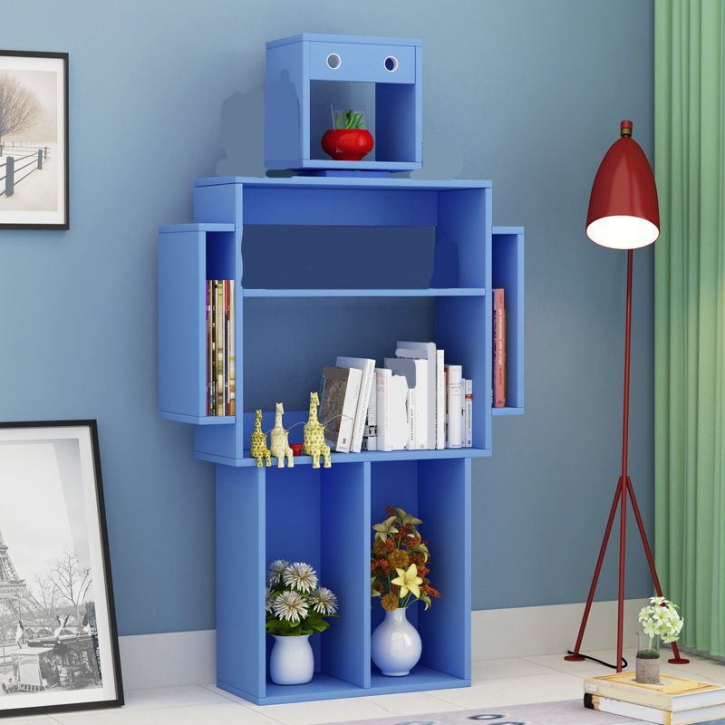 Libreria in legno ingegnerizzato libreria aperta contemporanea 6 ripiani