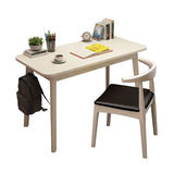 Modern Style Wooden Office Desk Rectangular Shape Task Desk with 4-Legs for Home Clearhalo 'furn' 'furn_office_desk' 'Furniture' 'Office Desks' 'Office Furniture' 'office_desk' 1200x1200_58635c9a-9fa9-4ea8-9c82-fb45390cbce1