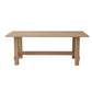 Modern Dining Set Rectangular Natural 1/4/5 Pieces Trestle Dinette Set