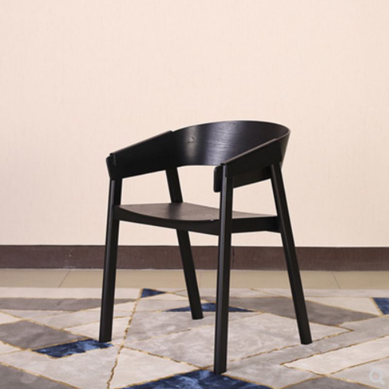 Contemporary Style Dining Chair Solid Wood Dining Room Chair for Home Clearhalo 'Dining Chairs' 'Dining Tables & Seating' 'dining_chair' 'furn' 'furn_dining_chair' 'Furniture' 'Kitchen & Dining Furniture' 1200x1200_586a1126-b1f2-4d09-a367-260d1884afe6