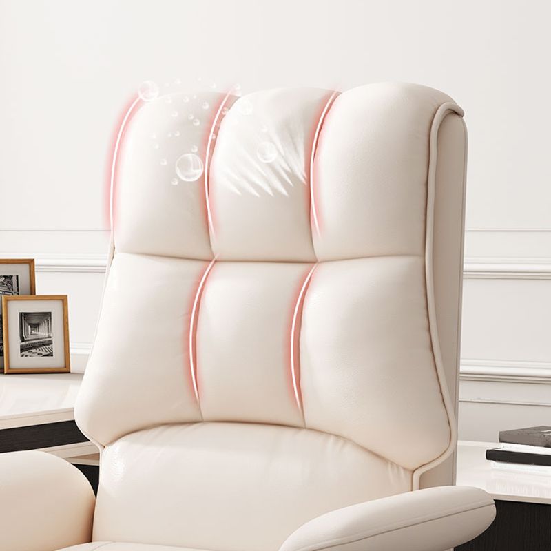 Stalen basis moderne taakstoel met gewatteerde armen High Back Computer Desk stoel